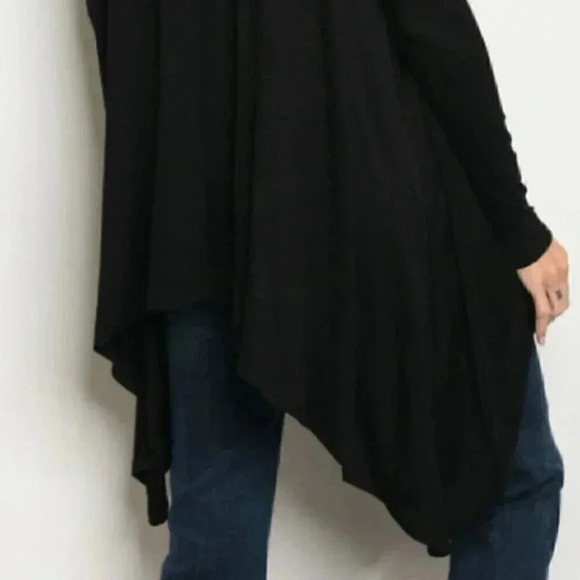 BLACK TUNIC TOP - Picture 4 of 4